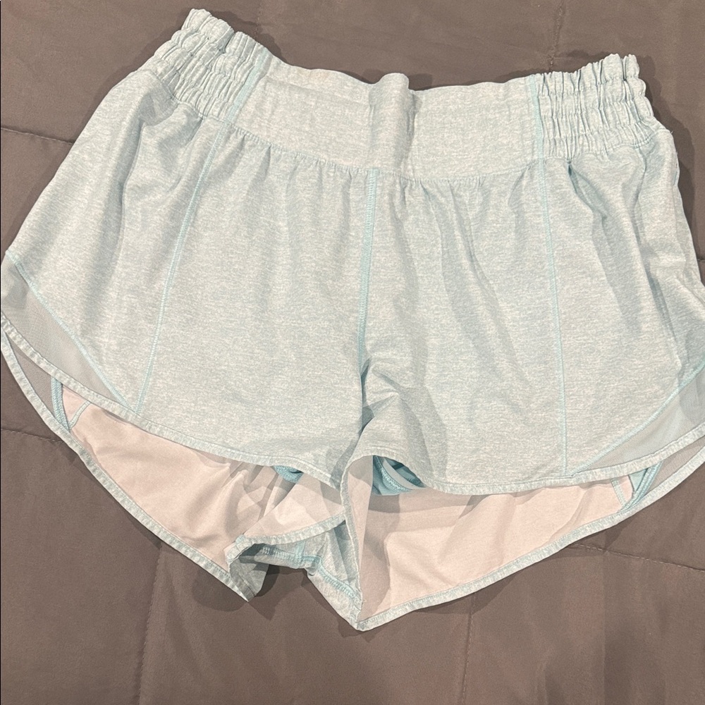 lululemon athletica Light Blue Athletic Shorts